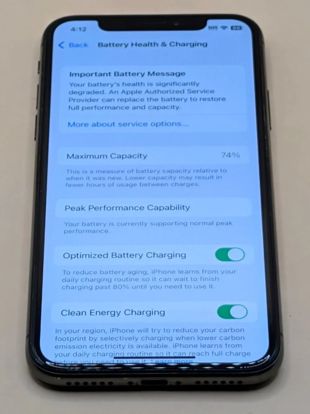 iPhone X 256GB (Unlocked) #2***